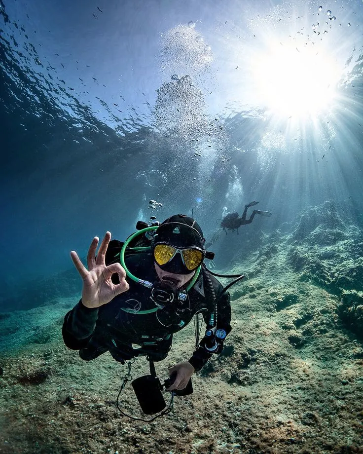 scuba diving underwater